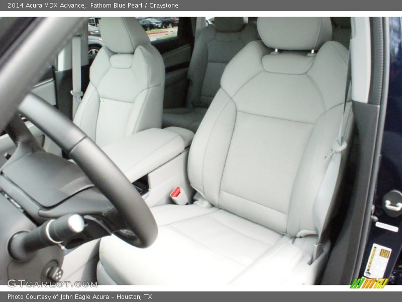 Front Seat of 2014 MDX Advance