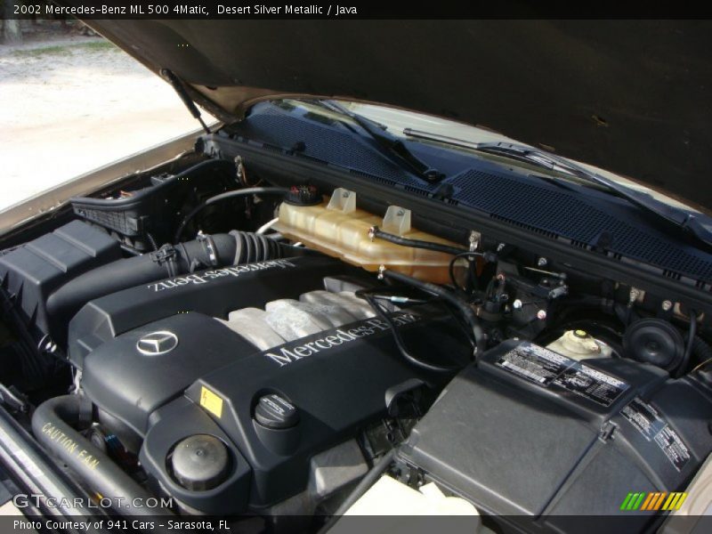 Desert Silver Metallic / Java 2002 Mercedes-Benz ML 500 4Matic
