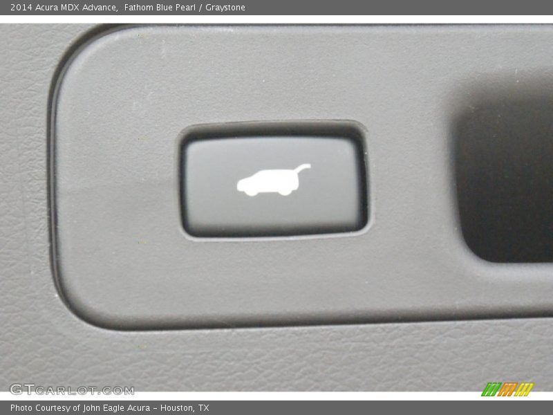 Fathom Blue Pearl / Graystone 2014 Acura MDX Advance