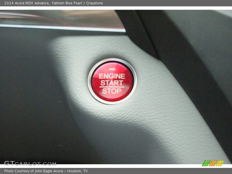 Fathom Blue Pearl / Graystone 2014 Acura MDX Advance