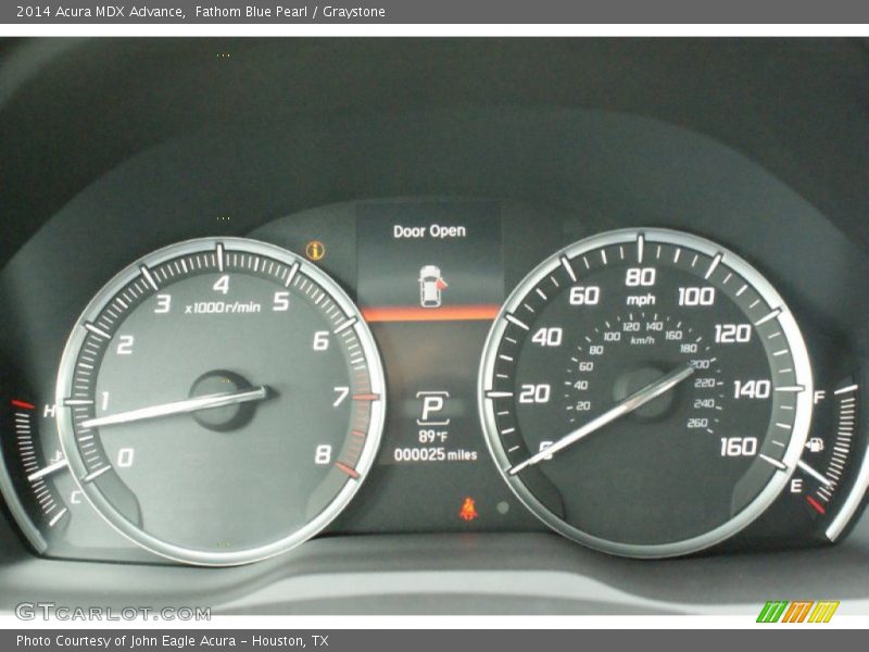  2014 MDX Advance Advance Gauges