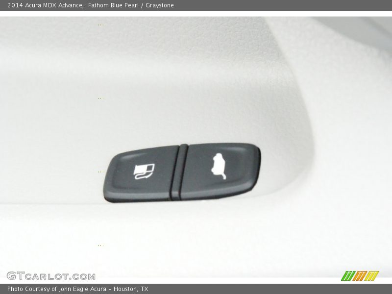 Fathom Blue Pearl / Graystone 2014 Acura MDX Advance