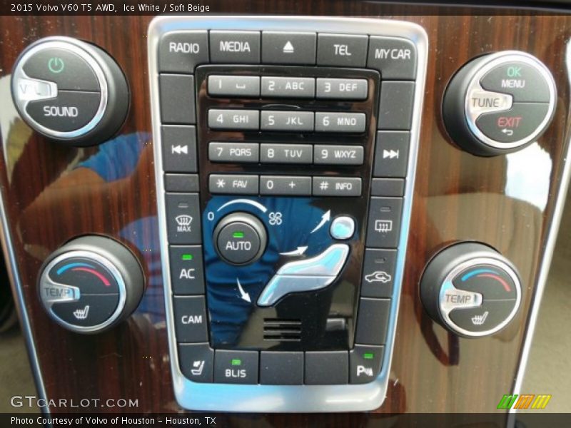 Controls of 2015 V60 T5 AWD