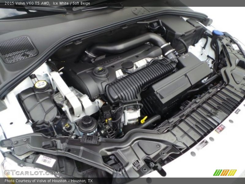  2015 V60 T5 AWD Engine - 2.5 Liter Turbocharged DOHC 20-Valve VVT Inline 5 Cylinder