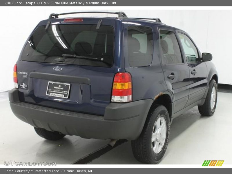 True Blue Metallic / Medium Dark Flint 2003 Ford Escape XLT V6