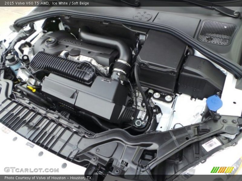  2015 V60 T5 AWD Engine - 2.5 Liter Turbocharged DOHC 20-Valve VVT Inline 5 Cylinder