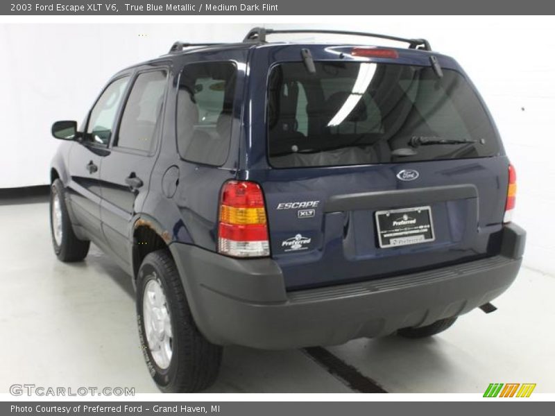 True Blue Metallic / Medium Dark Flint 2003 Ford Escape XLT V6