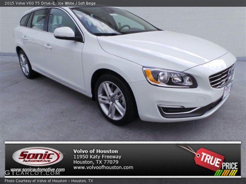 Ice White / Soft Beige 2015 Volvo V60 T5 Drive-E