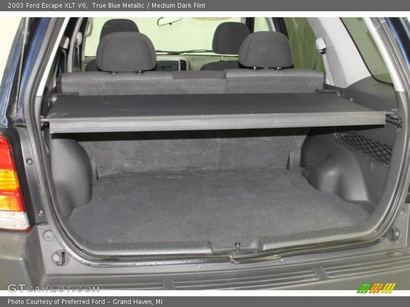 True Blue Metallic / Medium Dark Flint 2003 Ford Escape XLT V6