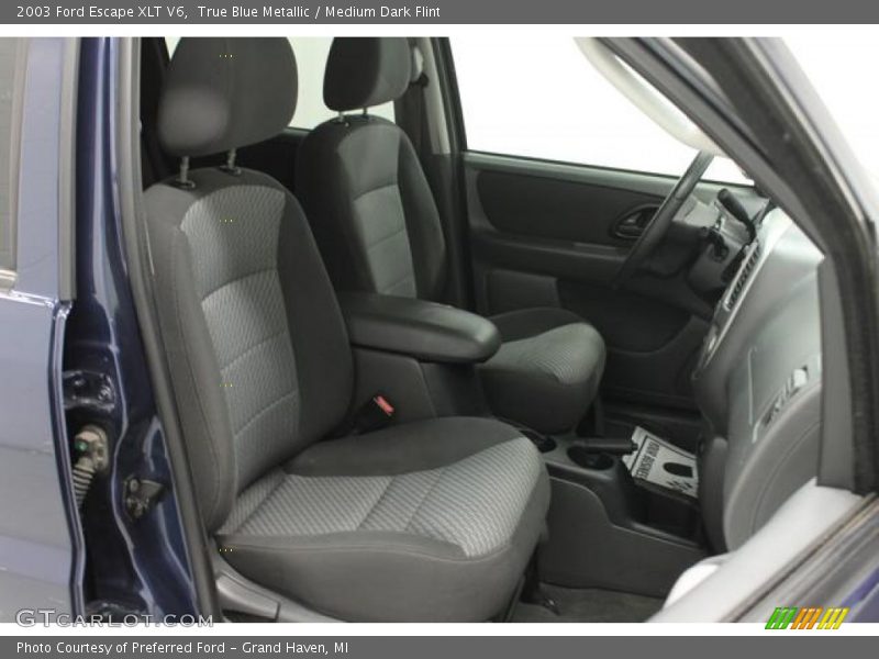 True Blue Metallic / Medium Dark Flint 2003 Ford Escape XLT V6
