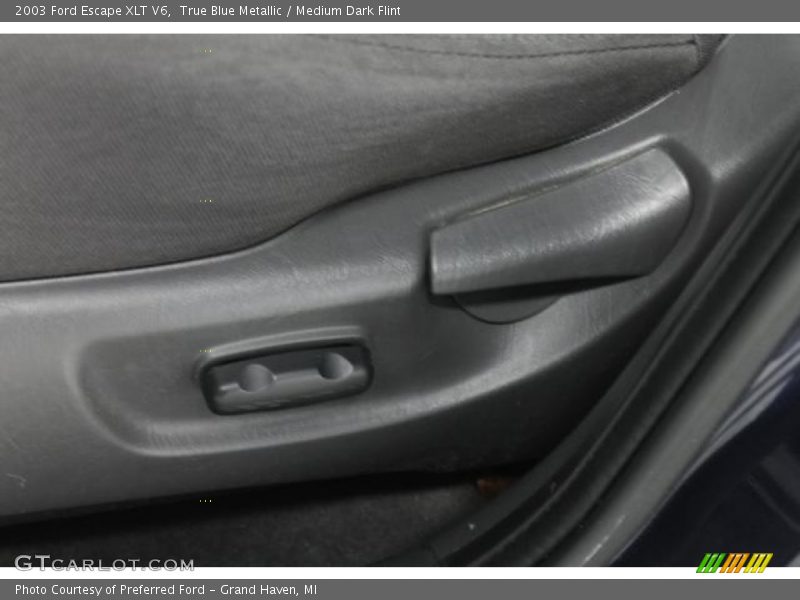 True Blue Metallic / Medium Dark Flint 2003 Ford Escape XLT V6