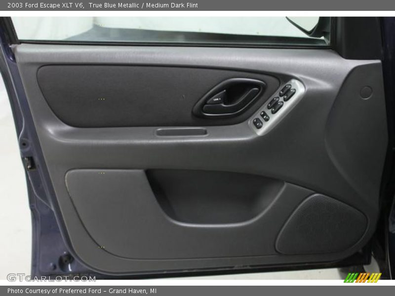 True Blue Metallic / Medium Dark Flint 2003 Ford Escape XLT V6