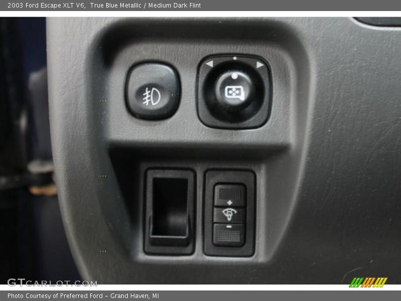 True Blue Metallic / Medium Dark Flint 2003 Ford Escape XLT V6