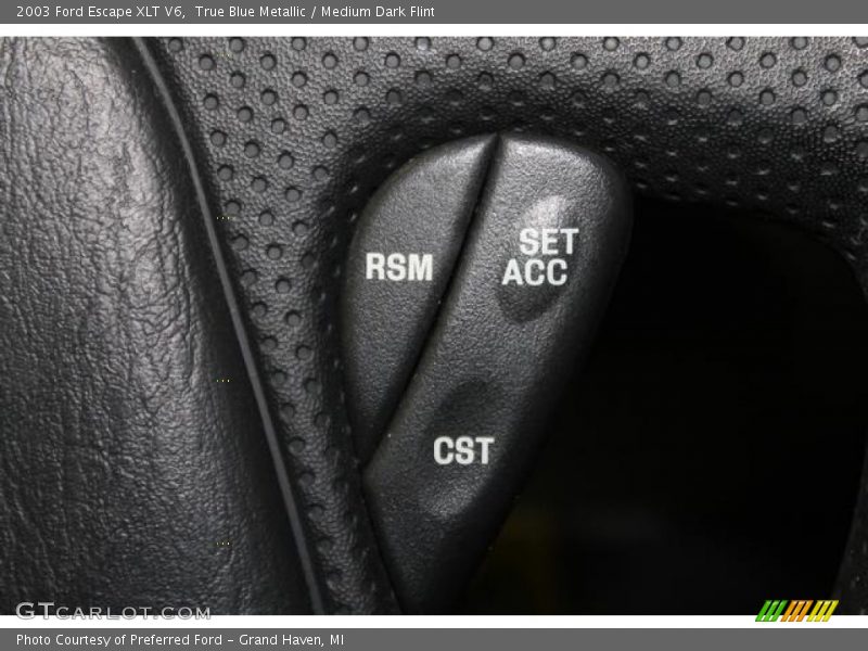 True Blue Metallic / Medium Dark Flint 2003 Ford Escape XLT V6