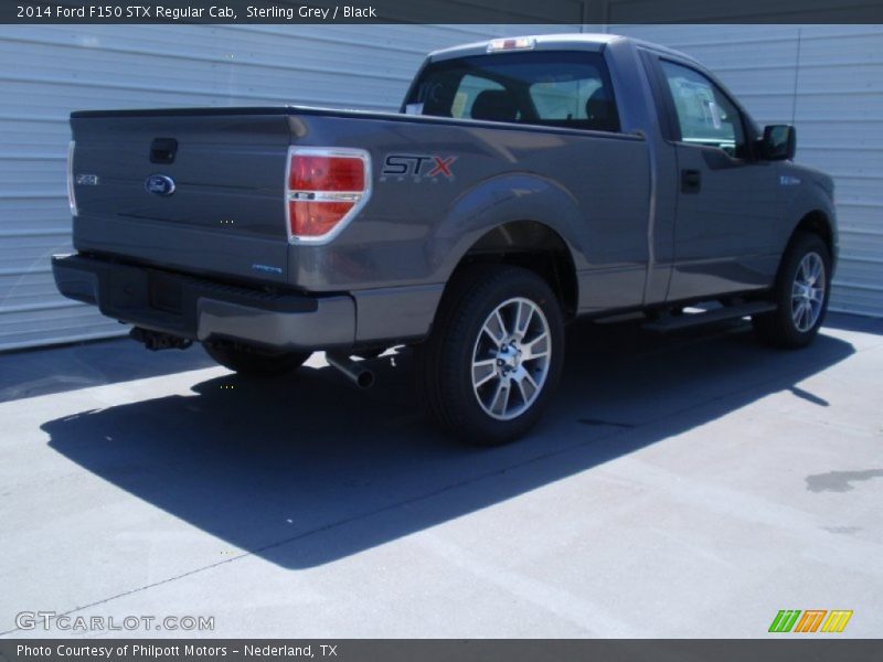 Sterling Grey / Black 2014 Ford F150 STX Regular Cab