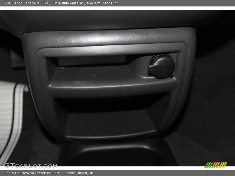 True Blue Metallic / Medium Dark Flint 2003 Ford Escape XLT V6