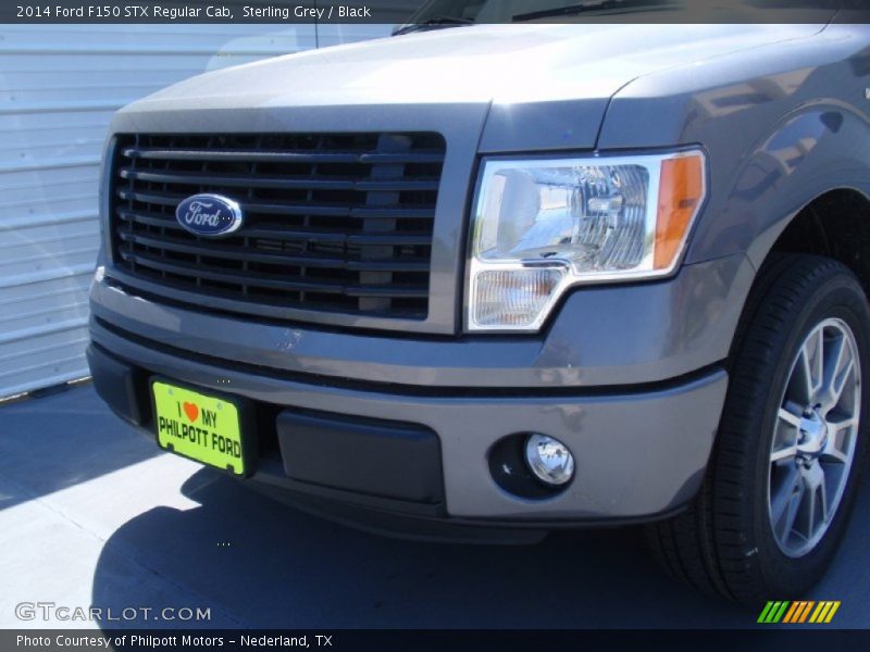 Sterling Grey / Black 2014 Ford F150 STX Regular Cab