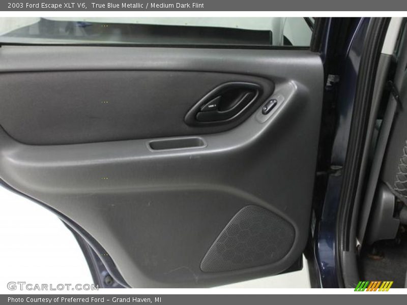 True Blue Metallic / Medium Dark Flint 2003 Ford Escape XLT V6