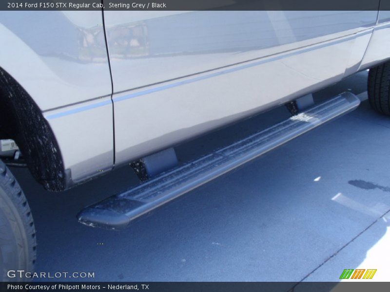 Sterling Grey / Black 2014 Ford F150 STX Regular Cab