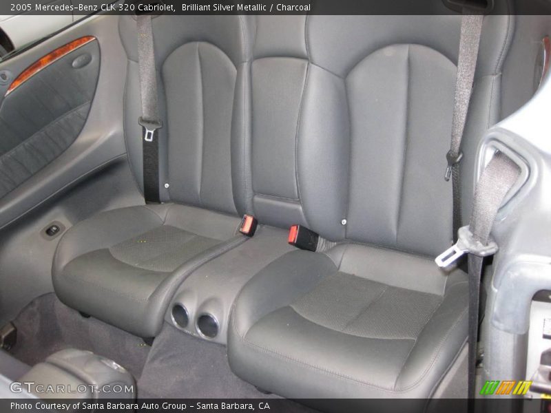 Brilliant Silver Metallic / Charcoal 2005 Mercedes-Benz CLK 320 Cabriolet