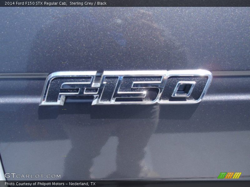 Sterling Grey / Black 2014 Ford F150 STX Regular Cab