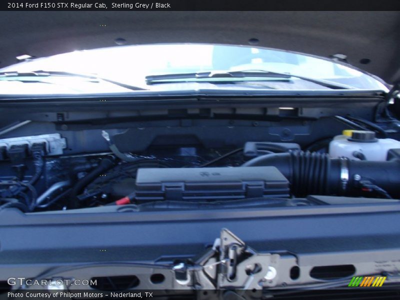 Sterling Grey / Black 2014 Ford F150 STX Regular Cab