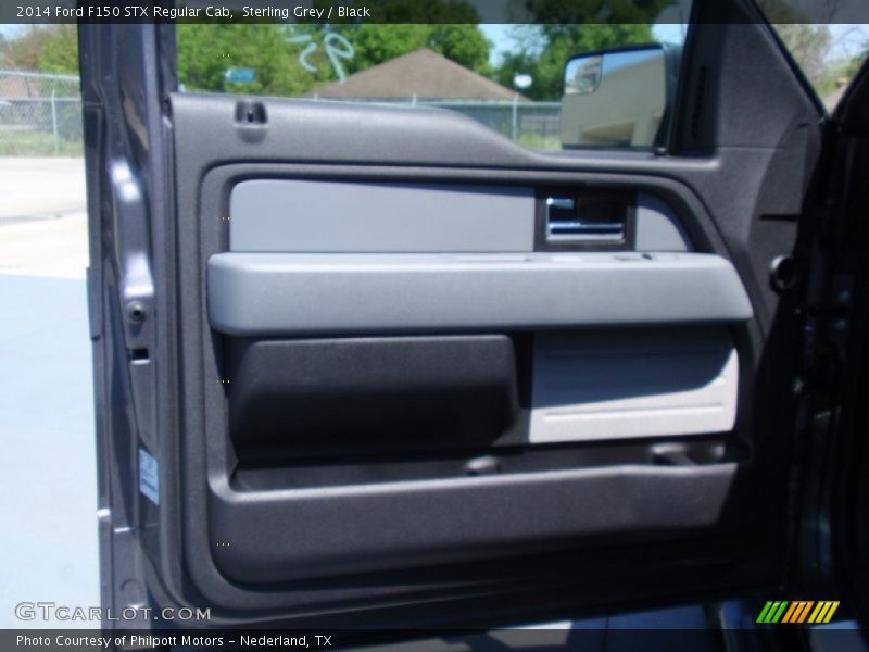 Sterling Grey / Black 2014 Ford F150 STX Regular Cab