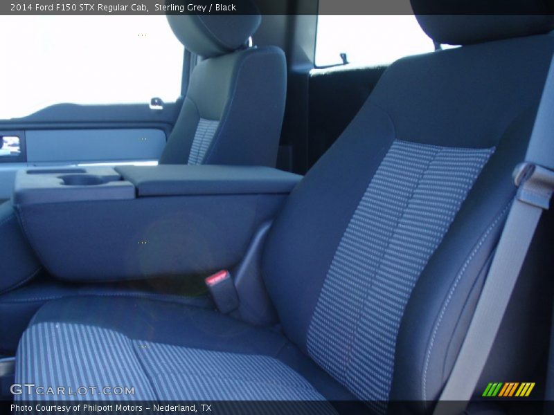 Sterling Grey / Black 2014 Ford F150 STX Regular Cab