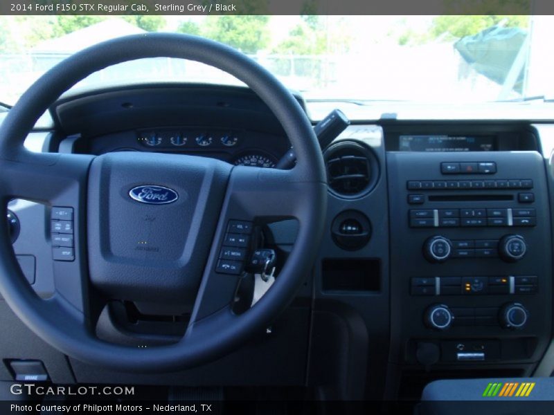 Sterling Grey / Black 2014 Ford F150 STX Regular Cab