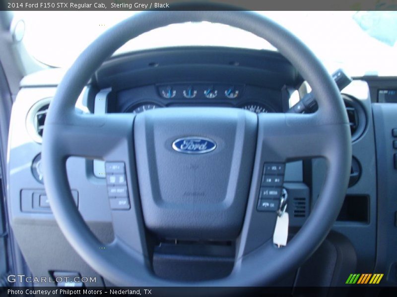 Sterling Grey / Black 2014 Ford F150 STX Regular Cab