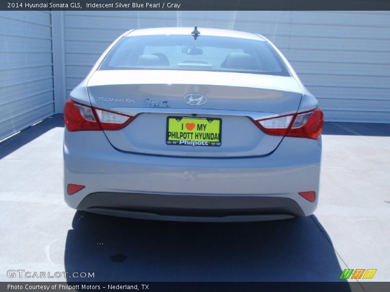 Iridescent Silver Blue Pearl / Gray 2014 Hyundai Sonata GLS