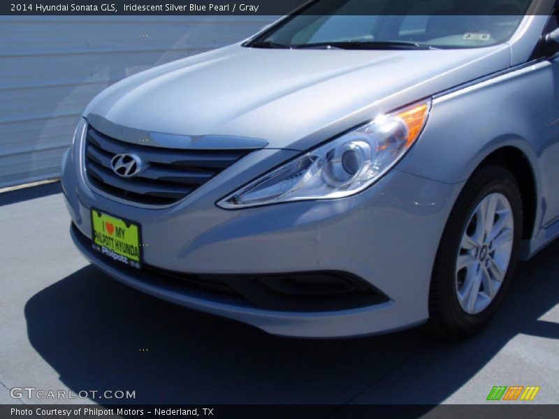 Iridescent Silver Blue Pearl / Gray 2014 Hyundai Sonata GLS