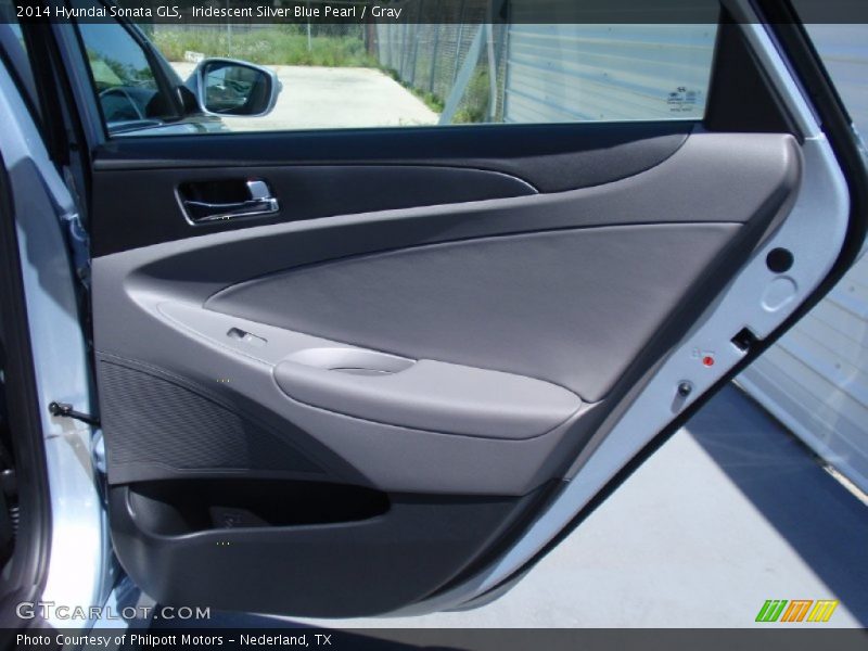 Iridescent Silver Blue Pearl / Gray 2014 Hyundai Sonata GLS