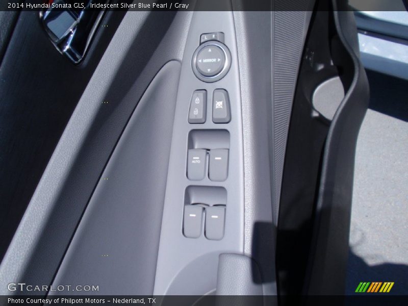 Iridescent Silver Blue Pearl / Gray 2014 Hyundai Sonata GLS