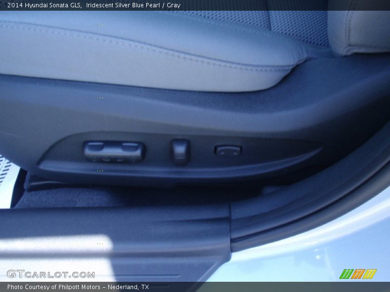 Iridescent Silver Blue Pearl / Gray 2014 Hyundai Sonata GLS