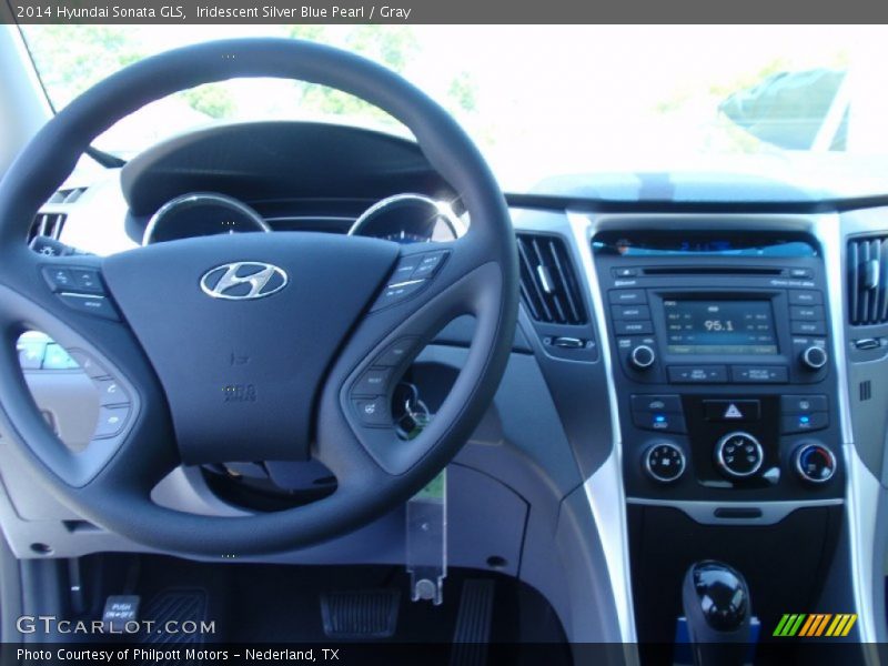 Iridescent Silver Blue Pearl / Gray 2014 Hyundai Sonata GLS
