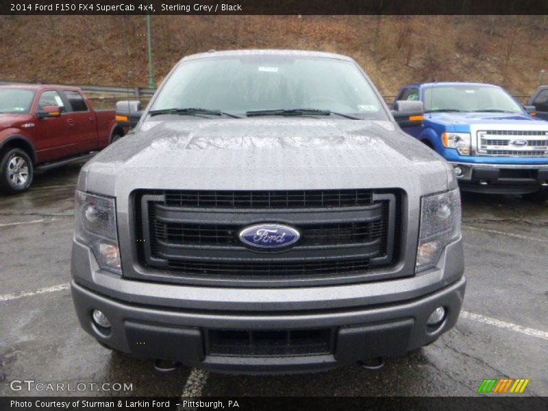 Sterling Grey / Black 2014 Ford F150 FX4 SuperCab 4x4