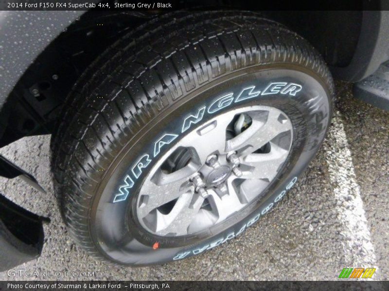 Sterling Grey / Black 2014 Ford F150 FX4 SuperCab 4x4