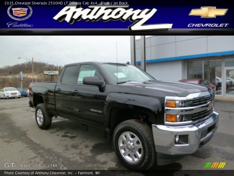 Black / Jet Black 2015 Chevrolet Silverado 2500HD LT Double Cab 4x4