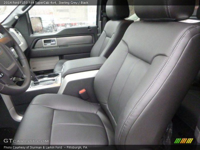 Sterling Grey / Black 2014 Ford F150 FX4 SuperCab 4x4