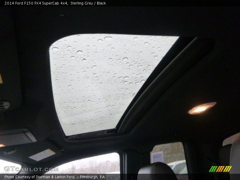 Sterling Grey / Black 2014 Ford F150 FX4 SuperCab 4x4