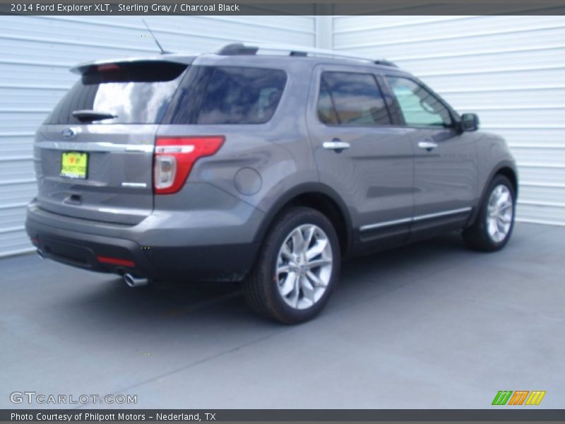 Sterling Gray / Charcoal Black 2014 Ford Explorer XLT