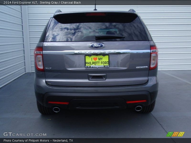 Sterling Gray / Charcoal Black 2014 Ford Explorer XLT