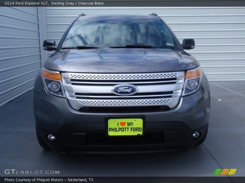 Sterling Gray / Charcoal Black 2014 Ford Explorer XLT