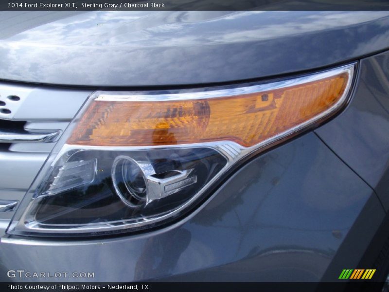 Sterling Gray / Charcoal Black 2014 Ford Explorer XLT