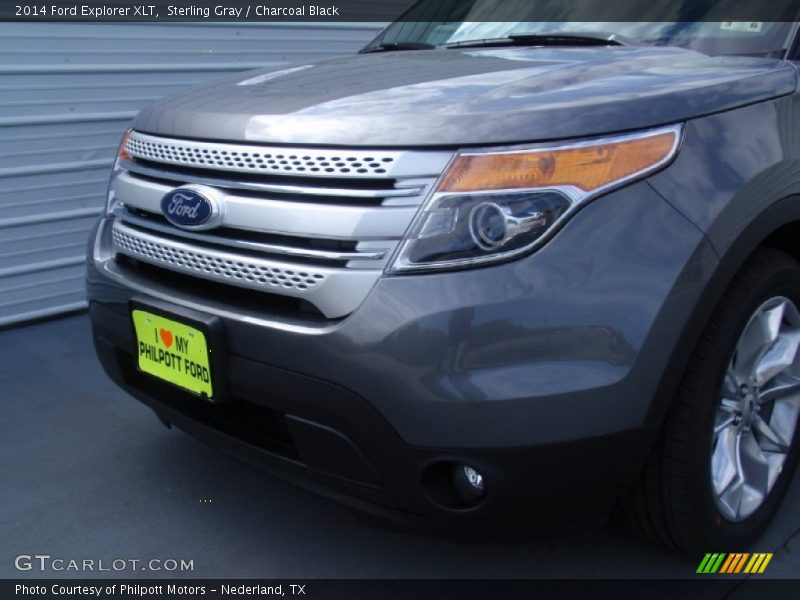 Sterling Gray / Charcoal Black 2014 Ford Explorer XLT