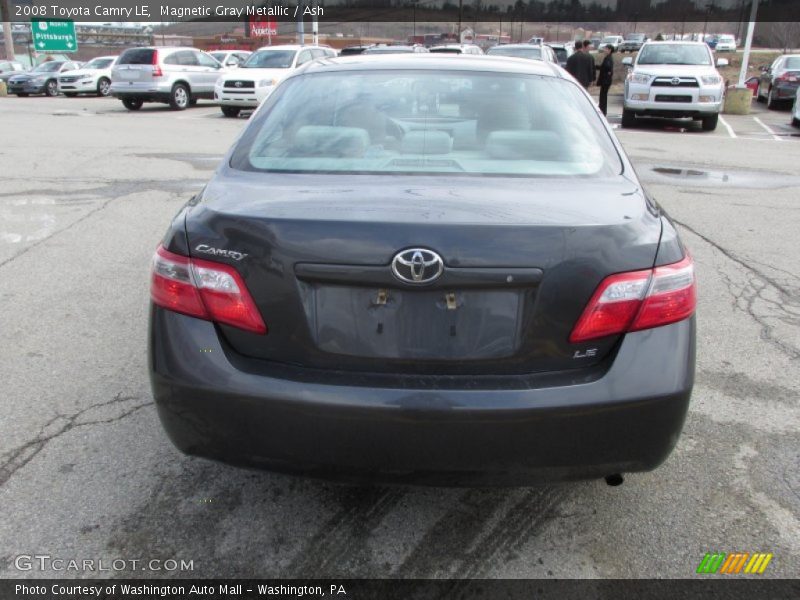Magnetic Gray Metallic / Ash 2008 Toyota Camry LE