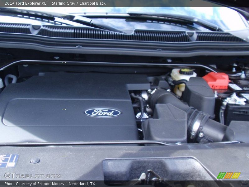 Sterling Gray / Charcoal Black 2014 Ford Explorer XLT