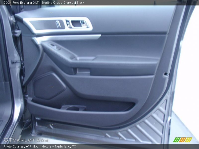 Sterling Gray / Charcoal Black 2014 Ford Explorer XLT