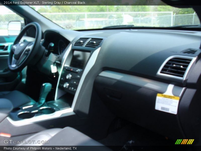 Sterling Gray / Charcoal Black 2014 Ford Explorer XLT